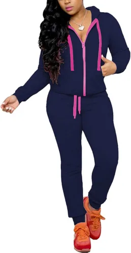 Vista 6 de Mrskoala - Buzo deportivo de 2 piezas para mujer, pantalones largos, Classic, XXL