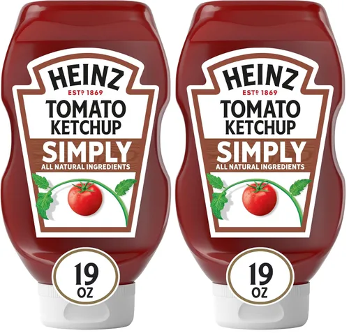 Vista 10 de Heinz Simply Tomate Ketchup, botella de 19 onzas