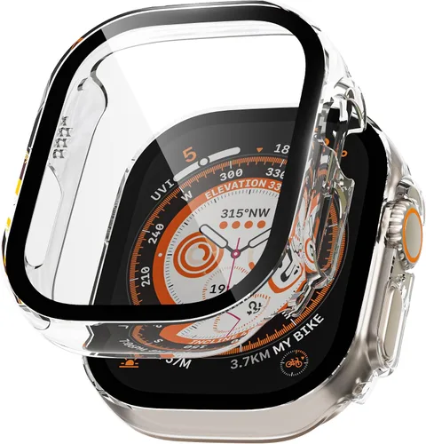 Vista 14 de Juego de 2 fundas de PC duro para Apple Watch SE 3 (2025) / SE2 / SE / Series 6/5/4, protector de pantalla de 40 mm, con protector de pantalla