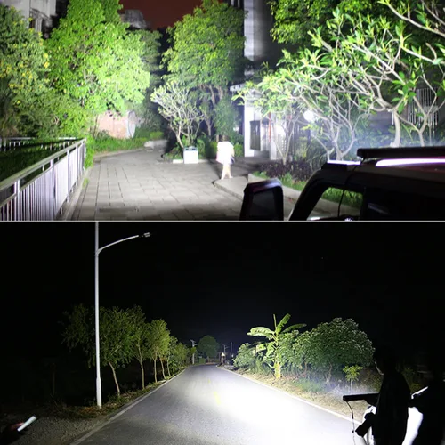 Vista 7 de Willpower - Barra de luz LED de trabajo de 12 pulgadas 72 W para camión, automóvil, ATV, todoterreno, 4x4, Jeep Truck luz de conducción