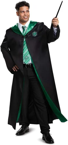 Vista 7 de Harry Potter, túnica de calidad, túnicas temáticas del mundo mágico de Hogwarts, por casa, túnicas temáticas para adultos, calidad de película