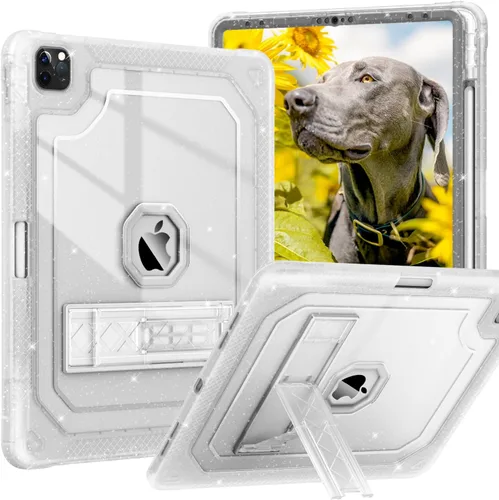 Vista 12 de ZoneFoker Funda para iPad Pro 12.9 Pulgadas 6ª/5ª/4ª/3ª Generación 2022/2021/2020/2018, Funda Protectora Esbelta y Resistente para iPad Pro 12.9
