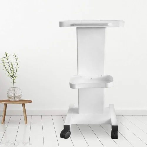 Vista 8 de Carrito móvil de salón y spa con bandejas, carrito profesional de belleza rodante con ruedas, organizador esteticista y almacenamiento