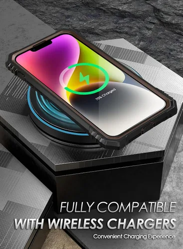 Vista 7 de Poetic Revolution - Funda para iPhone 14 de 6.1 pulgadas, [probada contra caídas de grado militar de 20 pies], funda protectora resistente a prueba