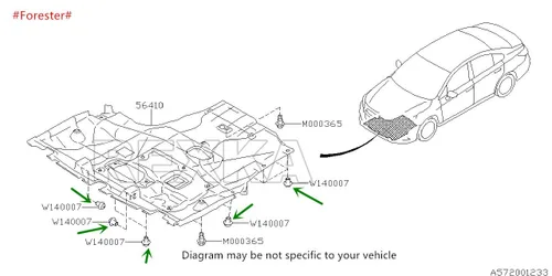 Vista 7 de Rexka 25 piezas de 0.394 in de agujero para parachoques de motor para guardabarros y rejillas compatibles con Subaru 909140007 Baja Forester Impreza