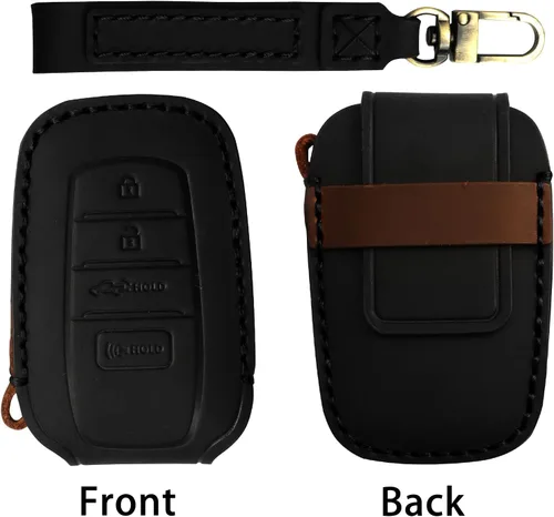 Vista 4 de Funda para Llavero para Accesorios Toyota Tundra 2022-2024 2025 2026, para Tacoma 2024 2025 2026 Cubierta de Llavero de Cuero, para Camry 2025 2026