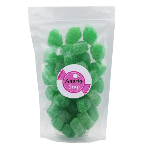 Vista 2 de Smarty Stop Gelatina verde hojas de menta verde rebanadas de caramelo (2 libras)