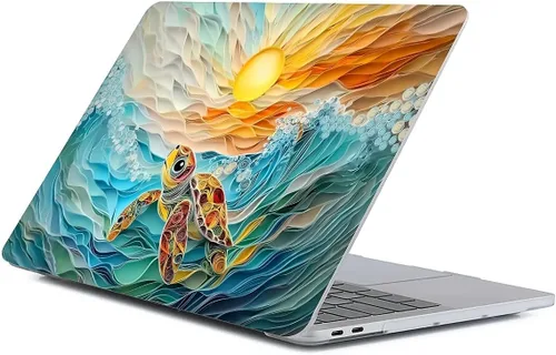Vista 18 de Funda para computadora MacBook Pro de 13 pulgadas, modelo A1425/A1502, modelo A1425/A1502, diseño de primera calidad, funda rígida para laptop 3D