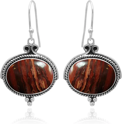Vista 13 de Veracity Jewelry - Aretes de plata de ley con piedras preciosas para mujeres y niñas, regalo para su cumpleaños, aniversario, esposa, mamá, novia