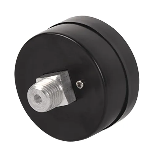 Vista 5 de Manómetro de presión de aire de 2 pulgadas 0-200 PSI, montaje trasero central NPT de 1/4", manómetro comercial/industrial