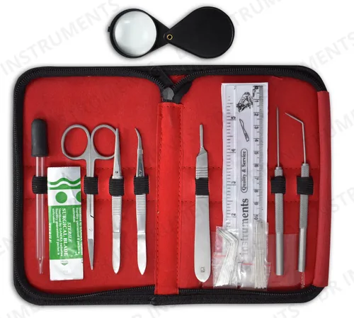 Vista 2 de Kit de disección botánica de 22 piezas, herramientas de estudio de plantas