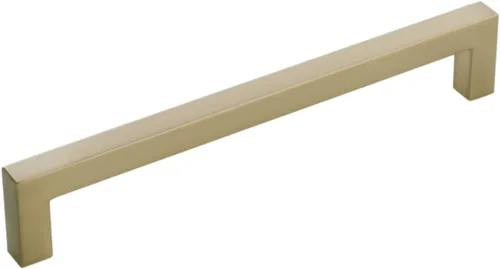 Vista 45 de Hickory Hardware - HH075326-BGB - Manija de la colección Skylight, 3 pulgadas de centro a centro, latón dorado cepillado.