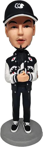 Vista 11 de Bobblehead personalizada - Figura personalizada para hombres, escultura personalizada hecha a mano de la foto, regalo único para marido, papá