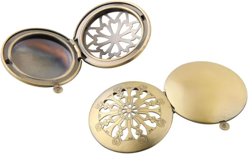Vista 2 de ALLinONE - Locket de fotos de bronce antiguo vintage