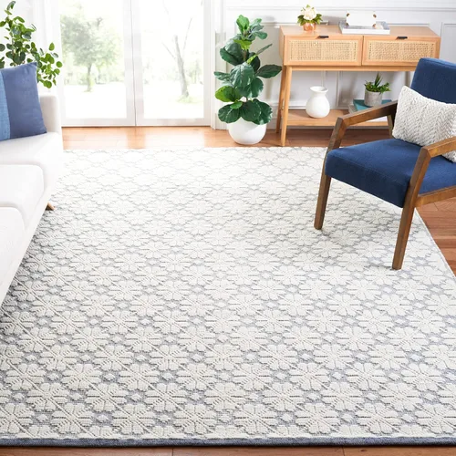 Vista 9 de SAFAVIEH Vermont Collection - Alfombra de pasillo, 2 pies 3 pulgadas x 6 pies, color marfil, lana hecha a mano, ideal para zonas de alto tráfico