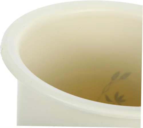 Vista 8 de balacoo Maceta de arcilla morada, maceta de orquídea con platillo con soporte, maceta para suculentas, contenedor pequeño para plantas, decoración