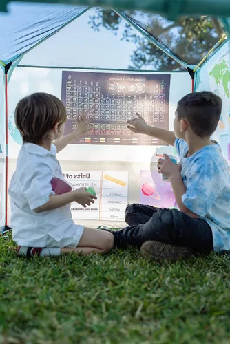 Vista 5 de Pacific Play Tents Tienda de campaña 20461 Science Center Play House 48" x 38" x 48