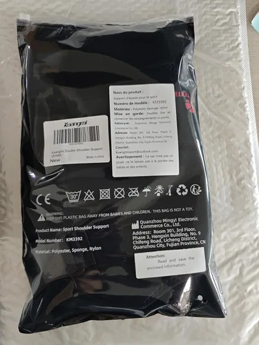 Vista 7 de Kuangmi Correa de soporte de hombro doble, protector de neopreno, S