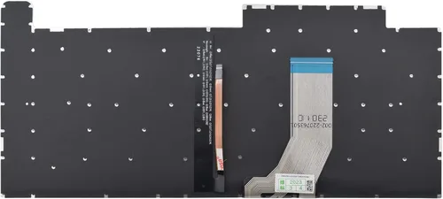 Vista 4 de Teclado de repuesto compatible con Asus G512 G531GD G531GT G531GU G531GV G531GW G532 GL531 G15 6037B0203201 (la luz de fondo es de ocho puntadas)
