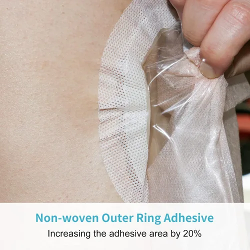 Vista 7 de 30 tiras de barrera para ostomía 20 bolsas de colostomía sistema de una pieza