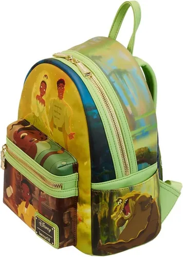 Vista 3 de Loungefly Mini mochila Princess and the Frog Princess Scene, Multi, Wdbk2887