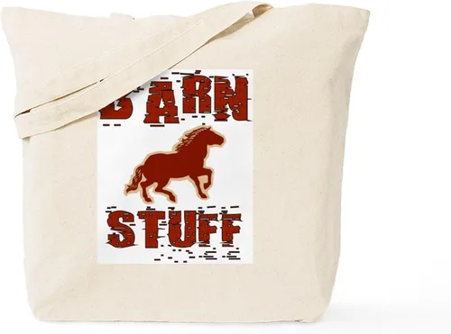 Vista 28 de CafePress Id Rather Be Riding! Bolsa de mano de caballo Bolsa de lona natural, bolsa de compras de tela, Caqui