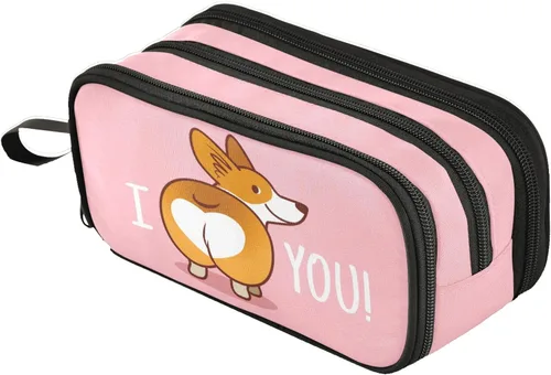 Vista 27 de Fustylead Alice - Estuche de ajedrez para lápices con cremallera, bolsa de maquillaje, bolsa de cosméticos, bolsa de viaje multiusos, caja