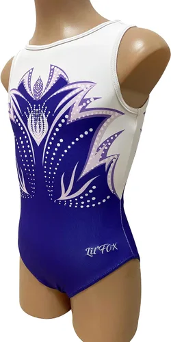 Vista 4 de LIL'FOX Leotardos de gimnasia para niñas Baile infantil, vaso, acrobacia, equipo de gimnasia