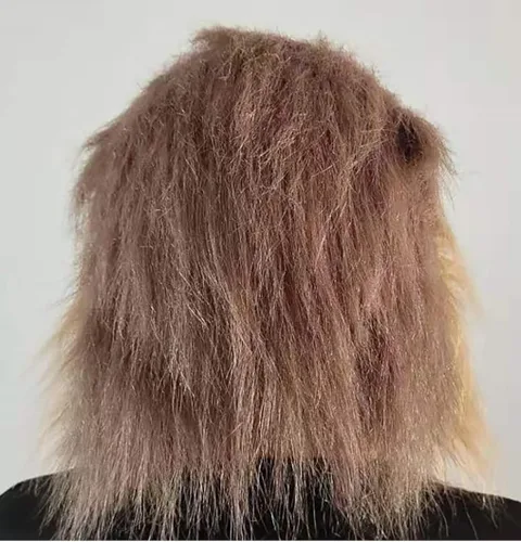 Vista 6 de Chewbacca Máscara de Ape Casco de cosplay de látex de cabeza completa, casco flexible para disfraz de Halloween, máscara suave
