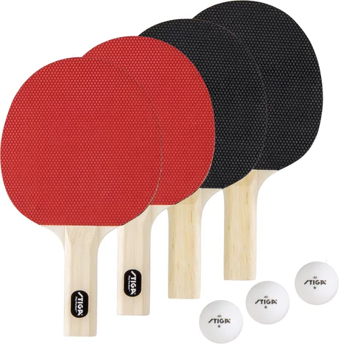 Vista 7 de STIGA Juego clásico de ping pong para 2 jugadores y 4 jugadores - Raquetas de tenis de mesa