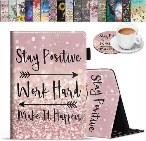 Vista 8 de Funda para tableta Amazon Kindle Fire HD 8/Fire HD 8 Plus (12ª/10ª generación, versión 2022/2020) – Funda de piel sintética de alta calidad