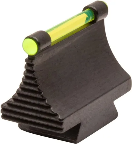 Vista 7 de Mira de pistola de acero de 3/8 pulgadas de riel frontal de sustitución de fibra óptica, rampa de mira de altura opcional, roja/verde