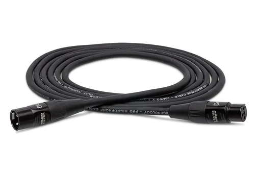 Vista 5 de Hosa Cable de micrófono HMIC-005 Pro, REAN XLR3F a XLR3M, 5 pies