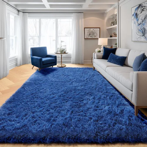 Vista 114 de ONASAR - Alfombra de pasillo negra de 2 x 6 pies, esponjosa, lavable, ultrasuave, afelpada, peluda, tapete para bebés, dormitorio de niños, armario