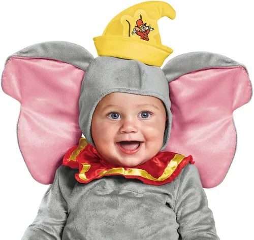 Vista 4 de Disney - Disfraz infantil de Dumbo para bebé