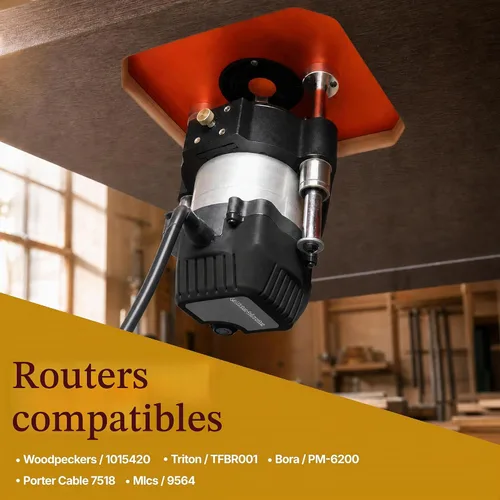 Vista 3 de Router Lift System, 4.2" Motor Fit, Placa de aluminio