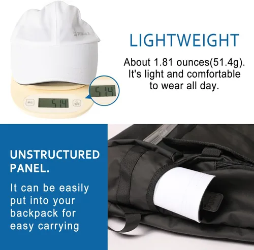 Vista 6 de TOP-EX Oversize XL XXL XXXL Baseball Cap Waterproof Running Hat for Extra Large Heads Men