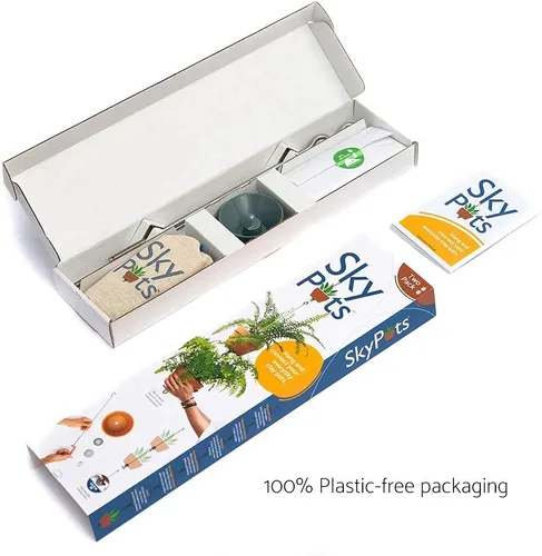 Vista 6 de Paquete de dos kits para colgar macetas + accesorios, interior/exterior, construir jardines verticales, colgar macetas individuales