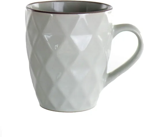 Vista 6 de Elama Round Stoneware Collection - Juego de vajilla de 16 piezas, pizarra y perla