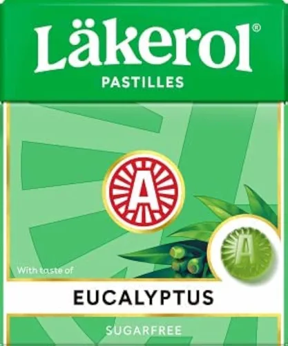 Vista 2 de Cloetta Pastillas de eucalipto Lakerol 10 cajas de 0.88 oz
