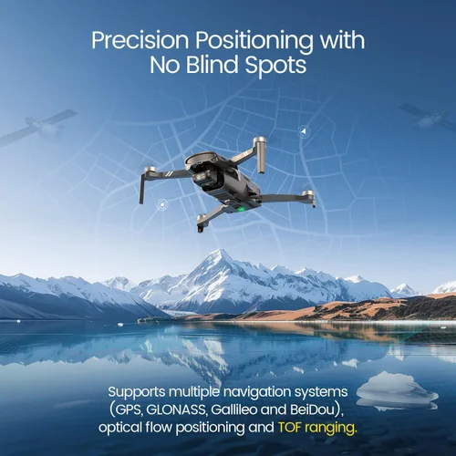 Vista 8 de Holy Stone HS900 - Dron con cámara para adultos, foto de 8K y video de 4K/30fps, 249g FAA Compliant, cardán de 3 ejes, largo alcance 20,000 pies