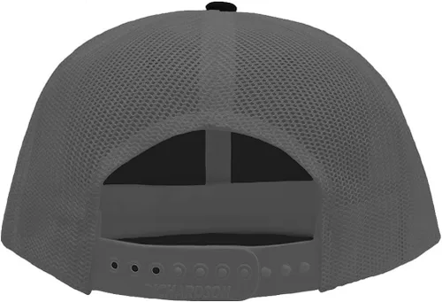 Vista 2 de Air Force Christian Capellán bordado Richardson - Gorra de algodón frontal y trasera de malla negrocarbón NegroCarbón