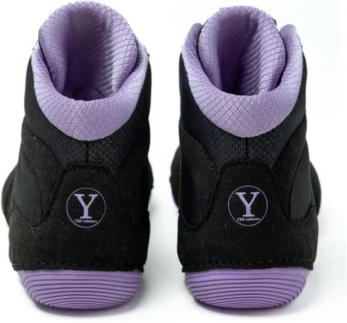 Vista 5 de Yes! Athletics Defiant2 - Zapatos de lucha libre para mujer, suela de goma 100% antideslizante, zapatos de boxeo ligeros para mujer, MMA duraderos
