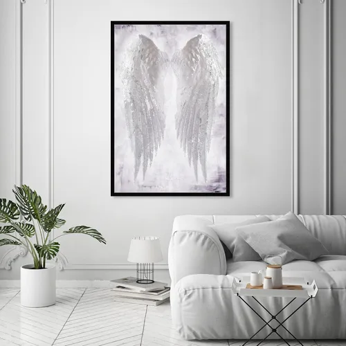 Vista 4 de The Oliver Gal Artist Co - Papel de arte contemporáneo de moda y glamour, alas de ángel, amatista, arte de pared para sala de estar, dormitorio