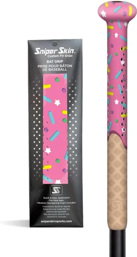 Vista 8 de SNIPER SKIN Baseball & Softball Bat Grip - Replacement Bat Grip Wrap - Easy Install, Strong, Waterproof, Tacked for Performance