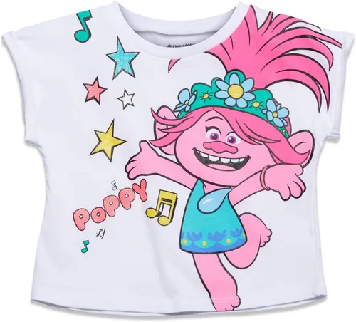 Vista 4 de DreamWorks Trolls Poppy T-Shirt and Mesh Skirt Infant to Big Kid