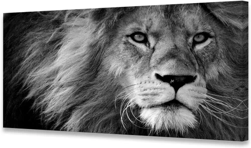 Vista 13 de Baisuart A61269 - Impresiones en lienzo de arte abstracto para pared, pinturas impresas en gris y marrón, lienzo estirado con marco de madera