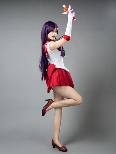 Vista 3 de Cosfun mp000570 - Vestido de cosplay para mujer Hino Rei
