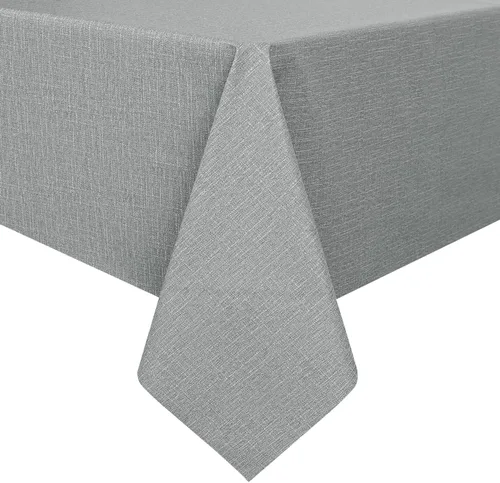 Vista 20 de Romanstile Mantel de PVC 100% impermeable, cuadrado, a prueba de derrames de aceite, resistente a las manchas, manteles de plástico fáciles de Beige