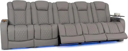 Vista 71 de Seatcraft Virtuoso 365 - Asiento de cine en casa (3 unidades), color ébano